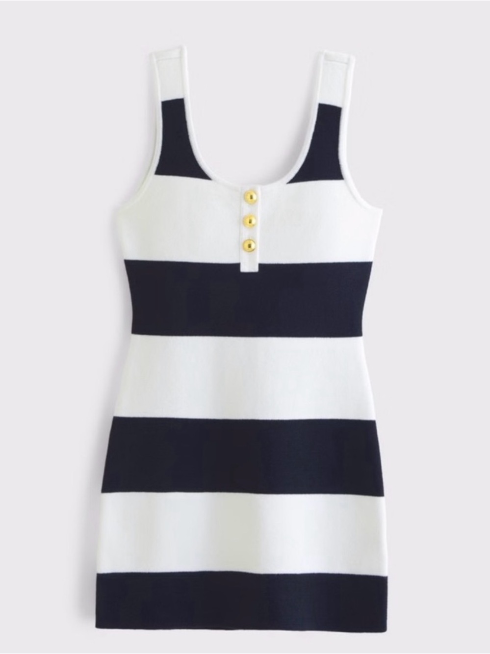 Abercrombie Vol. 28 Button Mini Sweater Dress Petite Med
